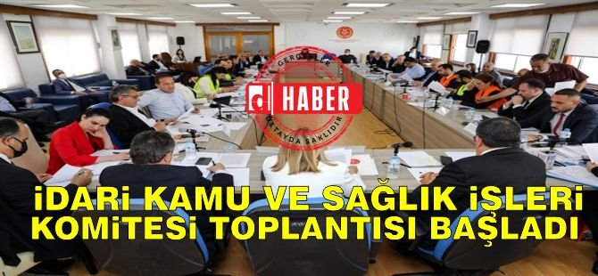 İdari Kamu ve Sağlık İşleri Komitesi Başladı