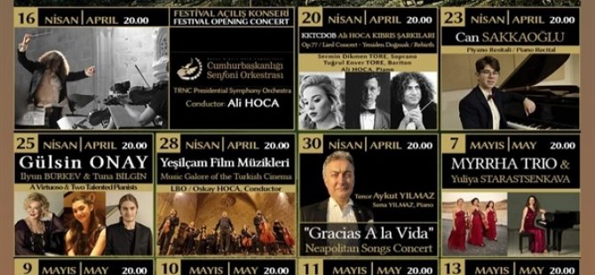 Uluslararası Bellapais İlkbahar Müzik Festivali’nin 17’ncisi yapılacak