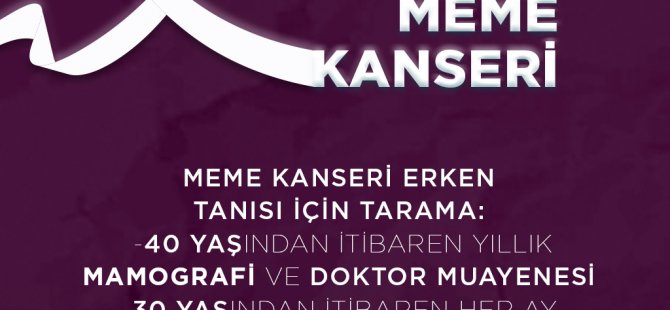 Kanser Haftası Nedeniyle KTTB Bilgilendirme Yaptı