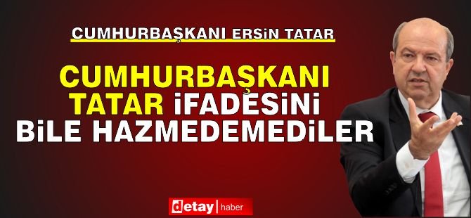 Cumhurbaşkanı Tatar'dan açıklama...