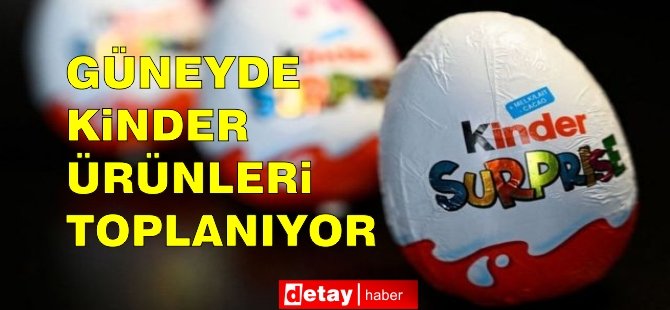 Kinder ürünleri toplanıyor