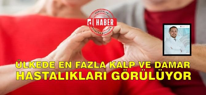 Ülkede en fazla kalp ve damar hastalıklarına bağlı hastalıklar görülüyor