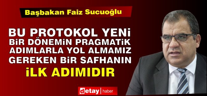 Sucuoğlu: Tüm KKTC'ye Yeniden Hayırlı Olsun