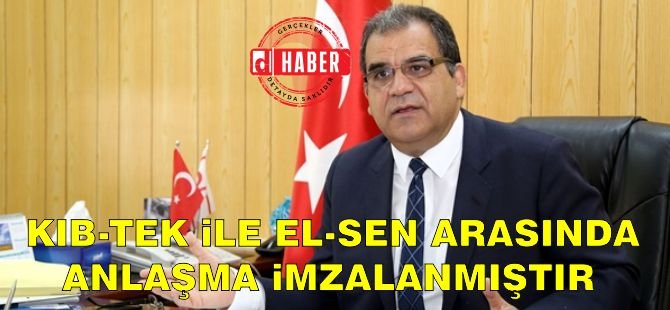 Sucuoğlu: KIB-TEK ile El-Sen Arasında Anlaşma İmzalanmıştır