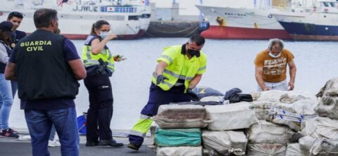 İspanya kokain yüklü tekneye el koydu: 4 Türk gözaltında