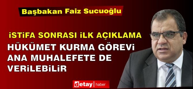 Son Dakika! İstifa sonrası Başbakan'dan ilk açıklama