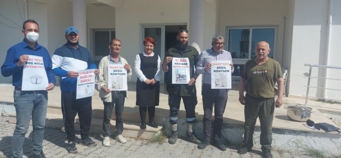 İskele'de "sağlık hakkı" eylemi düzenlendi