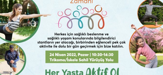 İskele'de “Herkes için Sağlıklı Yaşam Zamanı” etkinliği düzenleniyor