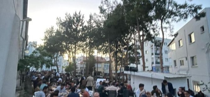 Girne'de 500 kişilik iftar programı