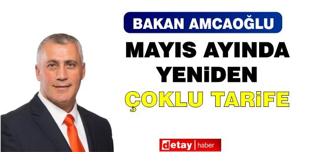 Amcaoğlu: Mayıs ayında yeniden çoklu tarife