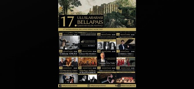 Bellapais İlkbahar Müzik Festivali, bu akşam “Yeşilçam Film Müzikleri” konseri ile devam edecek