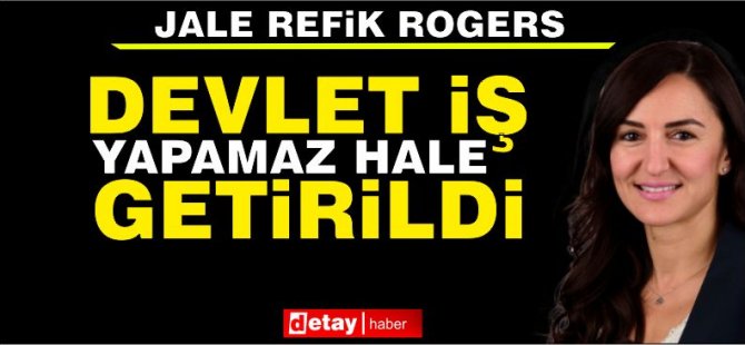 Rogers: Devlet iş yapamaz hale getirildi