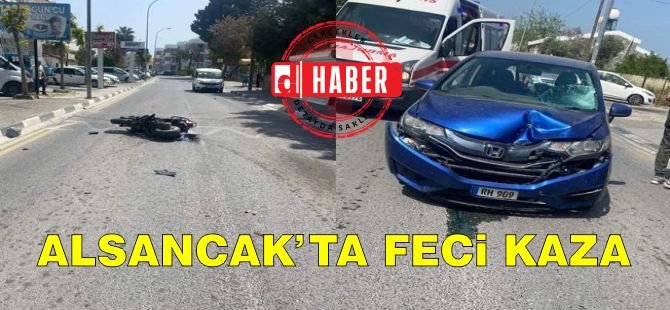 Alsancak'ta feci kaza!