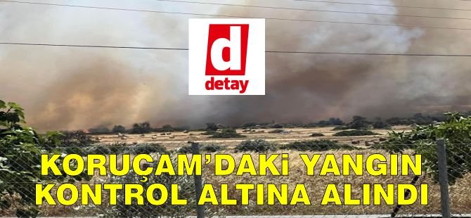 Koruçam'daki yangın kontrol altına alındı