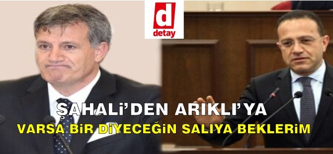 Erkut Şahali'den Arıklı'ya yanıt gecikmedi