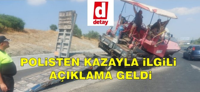 Feci kazayla ilgili polisten açıklama