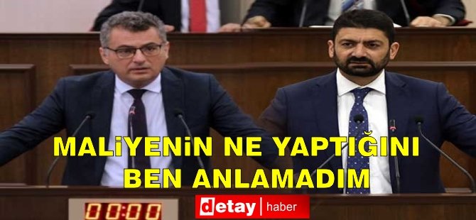 Erhürman: Maliyenin ne yaptığını ben anlamadım!