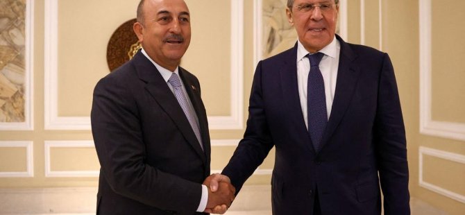 Çavuşoğlu, Rus mevkidaşı Lavrov ile görüştü