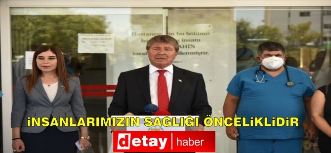 Üstel: İnsanlarımızın sağlığı önceliklidir