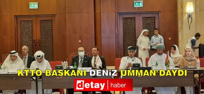 KTTO Başkanı Deniz Umman'daydı