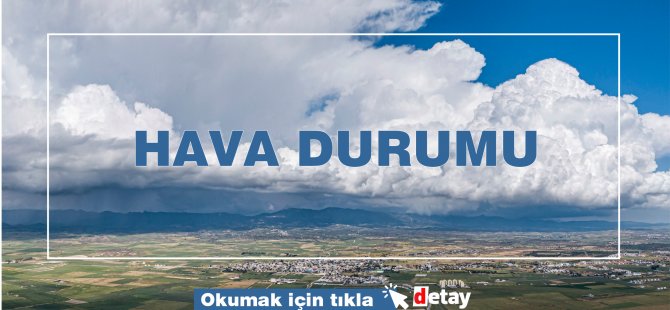 Hava Nasıl Olacak?  25 Temmuz 2022 Pazartesi