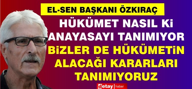 Özkıraç'tan sert açıklama!