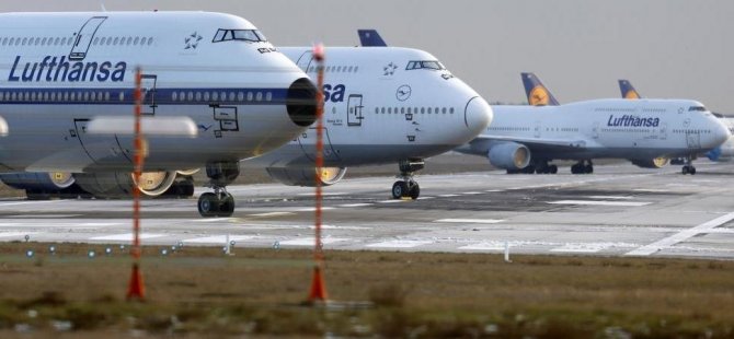 Alman havayolu şirketi Lufthansa binden fazla uçuşu iptal etti