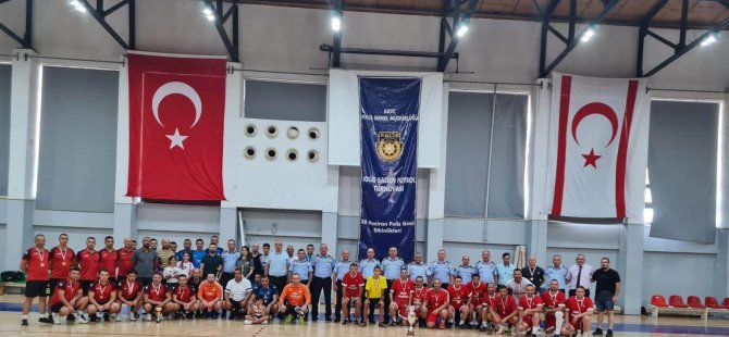 14. Polis Salon Futbol Turnuvası Şampiyonu Güzelyurt Polis Müdürlüğü takımı oldu