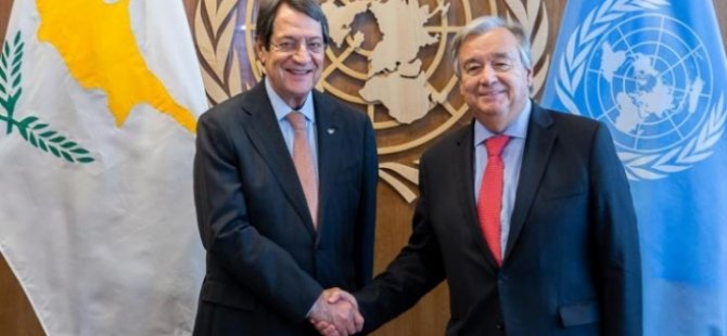 Anastasiadis Kıbrıs sorunuyla ilgili BM yetkilisi atanması konusunu Guterres’in gündemine getirecek