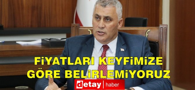 Amcaoğlu ,KKTC’deki akaryakıt fiyatlarıyla ilgili açıklama yaptı