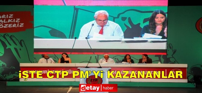 işte CTP PM’yi kazananlar