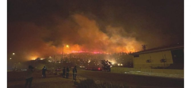 Mersin’deki orman yangını büyüyor…Mersin-Antalya kara yolu ulaşıma kapatıldı