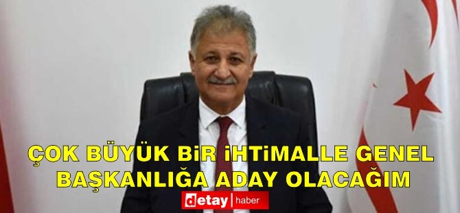 Pilli: “Net değilim ama çok büyük bir ihtimalle Genel Başkanlığa aday olacağım”