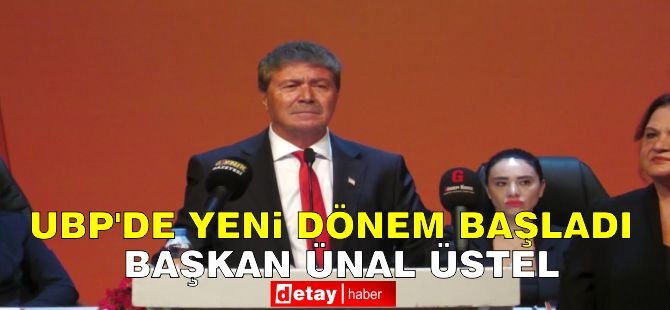 UBP'de Üstel dönemi resmen başladı