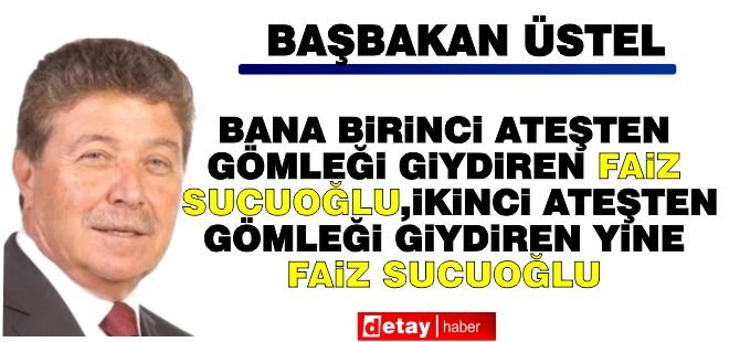 Üstel: “Sizlere layık olmak için elimden gelen çabayı göstereceğim”