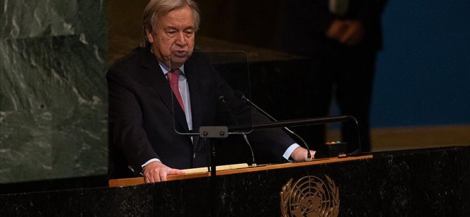 Guterres: Türkiye'nin desteğiyle sağlanan tahıl anlaşması dünya için umut