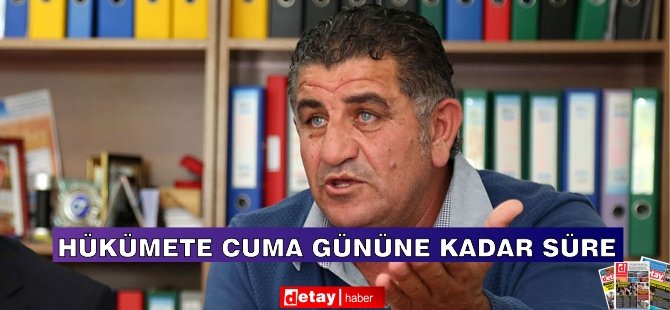 Hayvancılardan hükümete Cuma gününe kadar süre