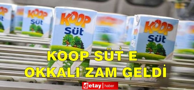 Koop-Süt ürünlerine zam yaptı