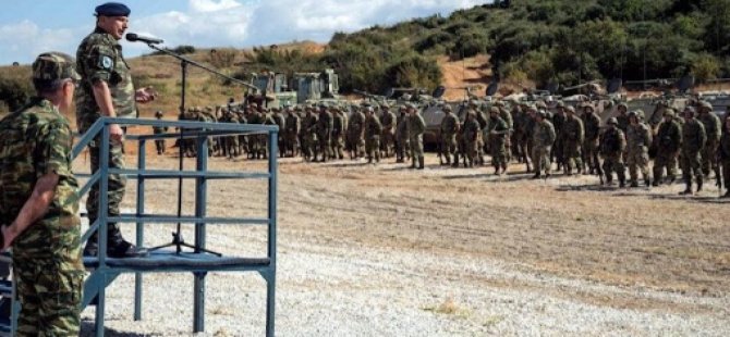 Yunanistan tatbikatlara yedek askerleri de çağırmaya başladı