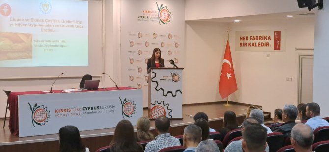 Ekmek üretiminde hijyen uygulamaları ile ilgili eğitim semineri verildi