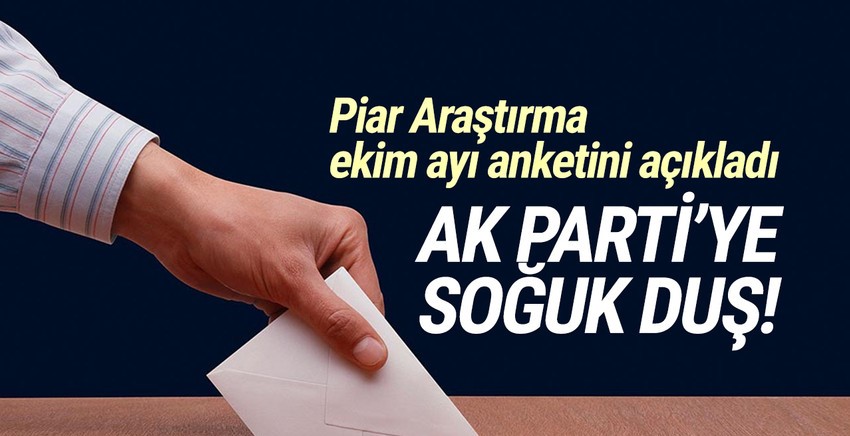 Bir seçim anketi daha açıklandı: AK Parti'ye soğuk duş!