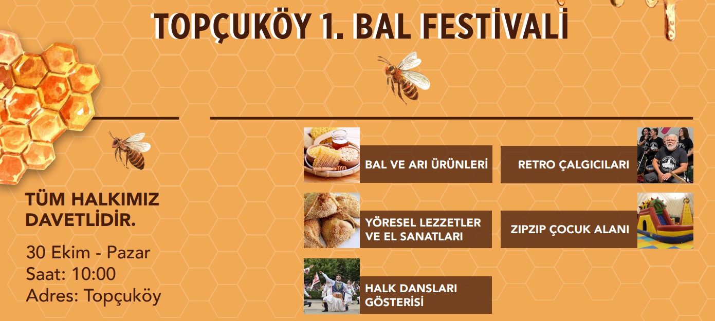 Hafta Sonu Topcuköy'de Bal Festivali var