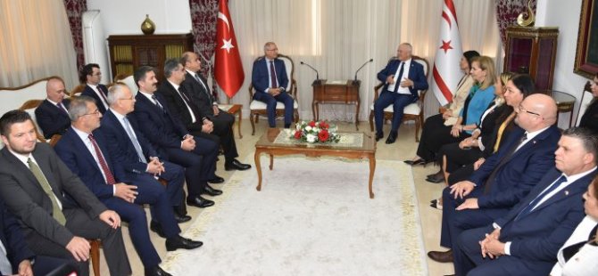 Meclis Başkanı Töre, AK Parti Genel Başkan Yardımcısı Ala’yı Kabul Etti