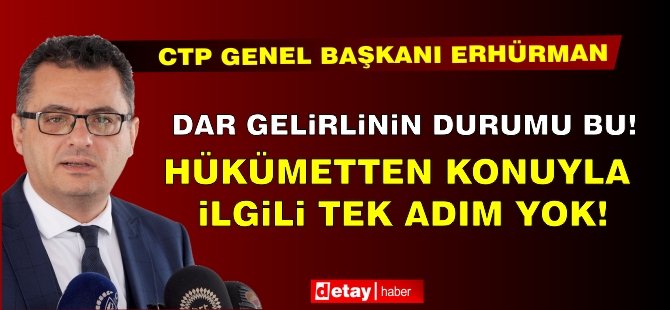 Erhürman'dan zamlara sert tepki!