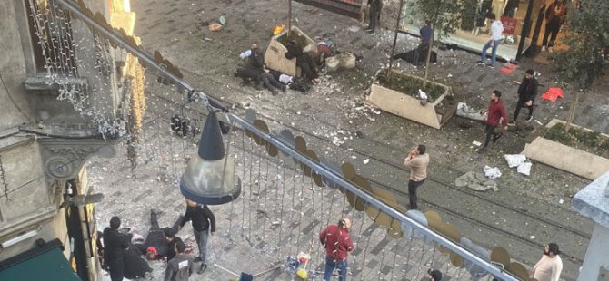 Son Dakika! İstanbul İstiklal Caddesi'nde patlama