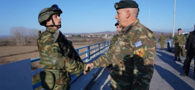 Yunan Genelkurmay Başkanı’ndan Türkiye sınırında yeni tahrik