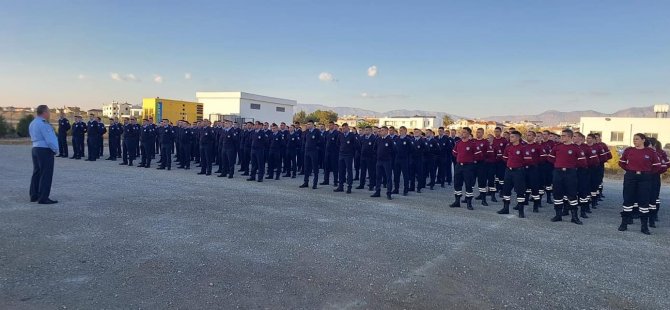 113 polis memuru ile 37 itfaiye memuru aday adayı polis okulunda temel eğitimlerine başladı