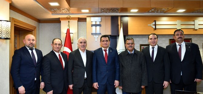 Oğuz, Ankara'da Tarım Kredi Kooperatifi Genel Müdürü Aydın'la Görüştü