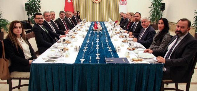 Türkiye-KKTC Parlamentolar Arası Dostluk Grubu Başkanı Erdem’den Meclis Komitesi onuruna yemek