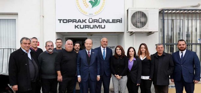 Tatar, Toprak Ürünleri Kurumu’nu ziyaret etti